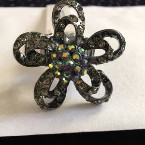 Guess Ring Hematite stones